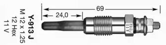 Свеча накаливания (NGK: 5317)